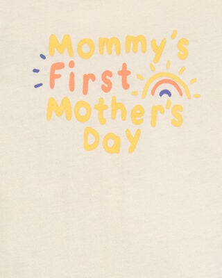 Product image 2 of Baby Mother's Day Short-Sleeve Bodysuit - Ivory
