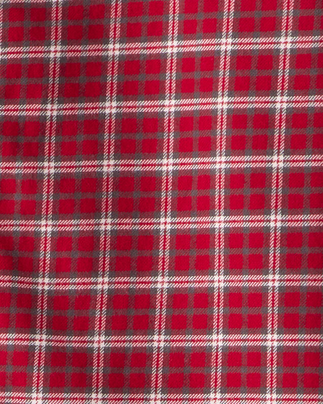 Product image 2 of Boys Plaid Cotton Long-Sleeve Button-Down Shirt - Red