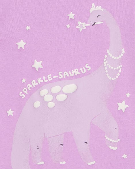 Product image 4 of Toddler Dinosaur Print Snug Fit Cotton 4-Piece Pajamas