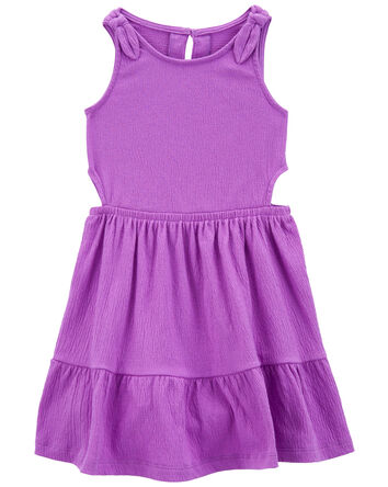 Toddler Knit Gauze Casual Dress