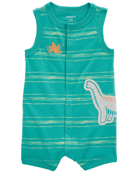  Product image 1 of Baby Dinosaur Snap-Up Cotton Romper