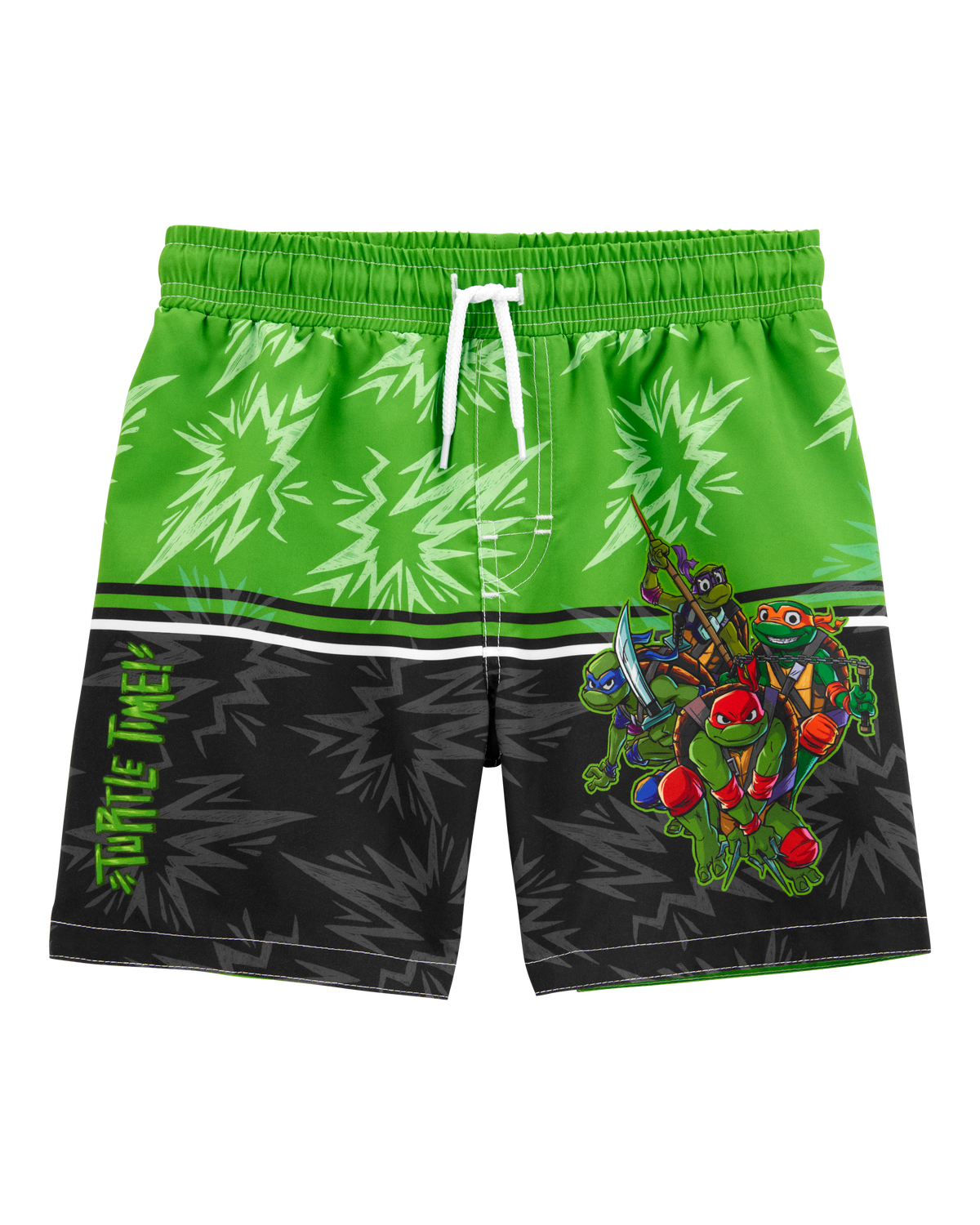 Boys Teenage Mutant Ninja Turtles Swim Trunks - Green