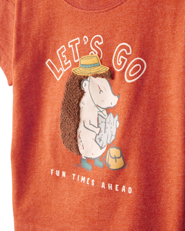 Product image 2 of Toddler Boy Hedgehog Short-Sleeve Graphic Tee - Orange