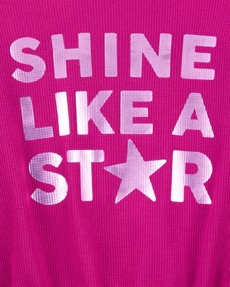  Product image 3 of Kid Shine Like A Star Metallic Thermal Top
