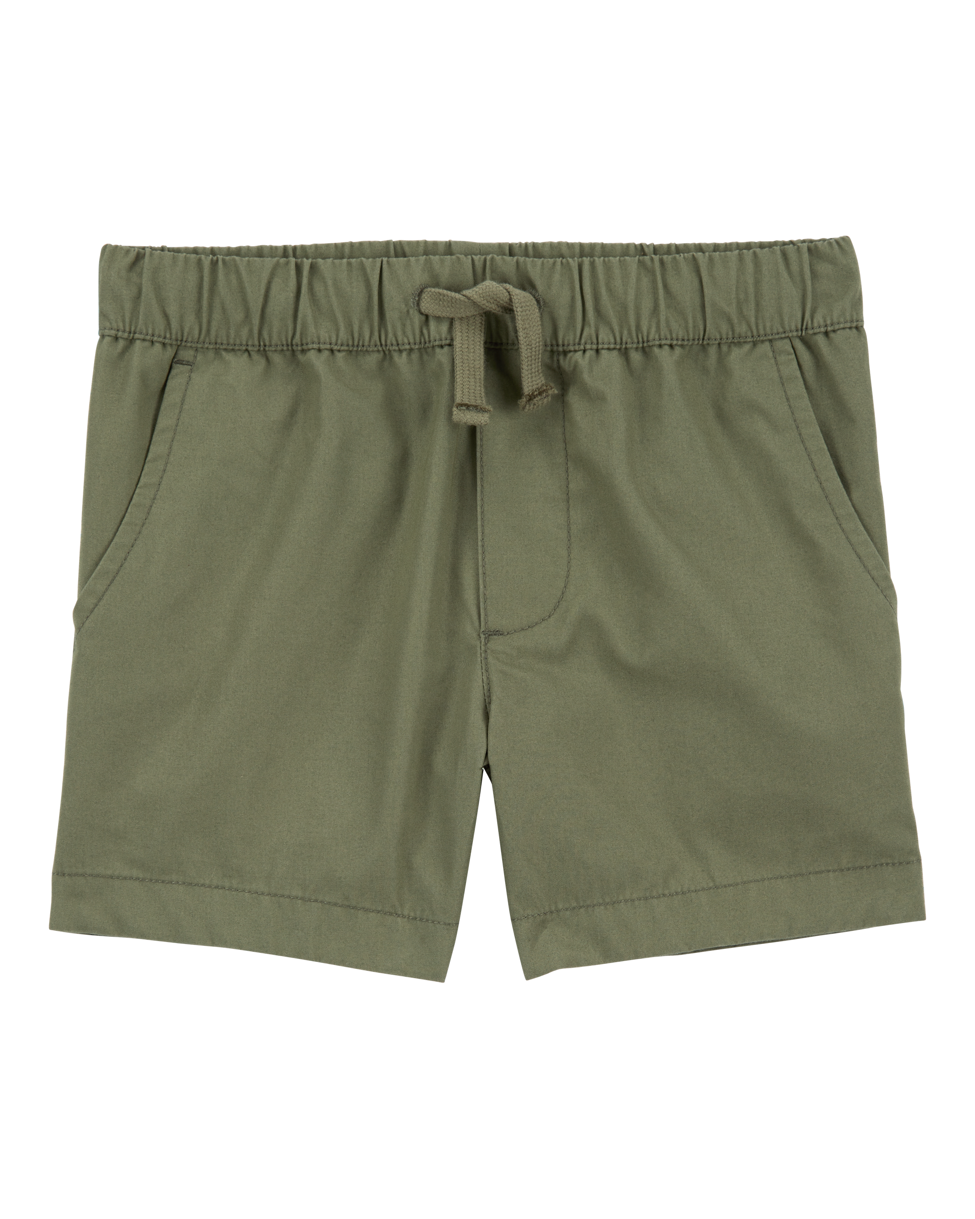 Baby Pull-On Poplin Shorts - Green