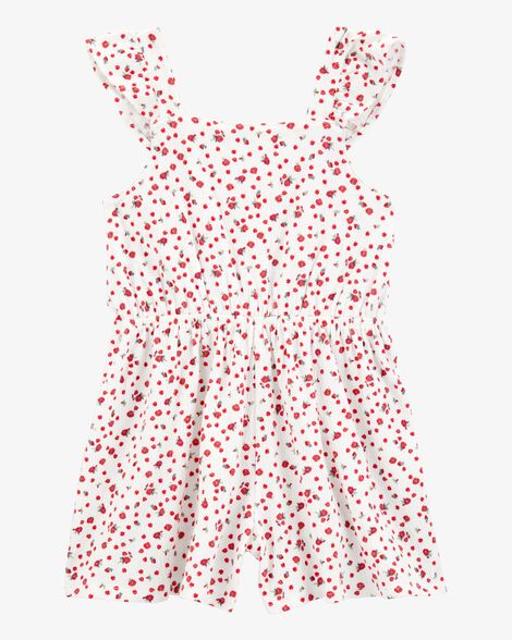  Product image 1 of Kid Floral Print Romper - Ivory
