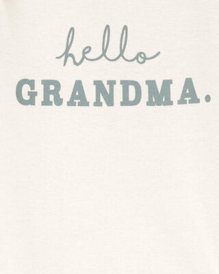 Product image 2 of Baby Hello Grandma Announcement Bodysuit