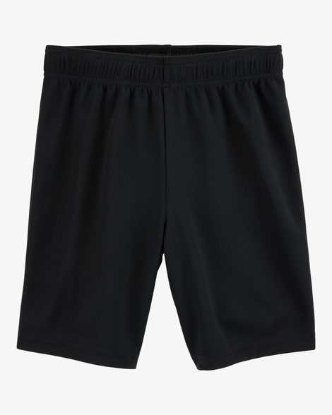 boys active mesh shorts - black