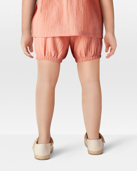  Product image 3 of Toddler Pull-On Woven Shorts - Orange