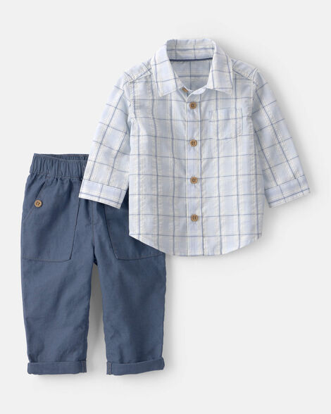 Infant Plaid Pajamas