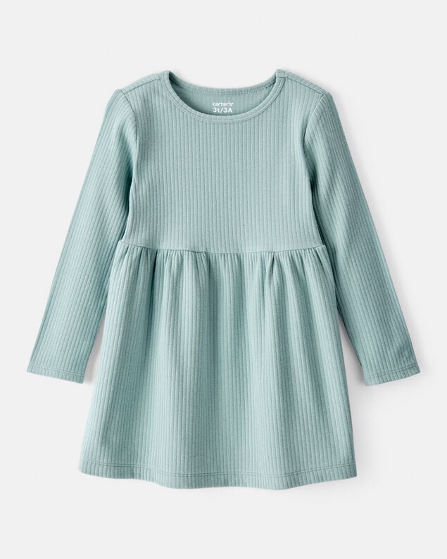 Product image 1 of Toddler Girl Long-Sleeve Dress - Green