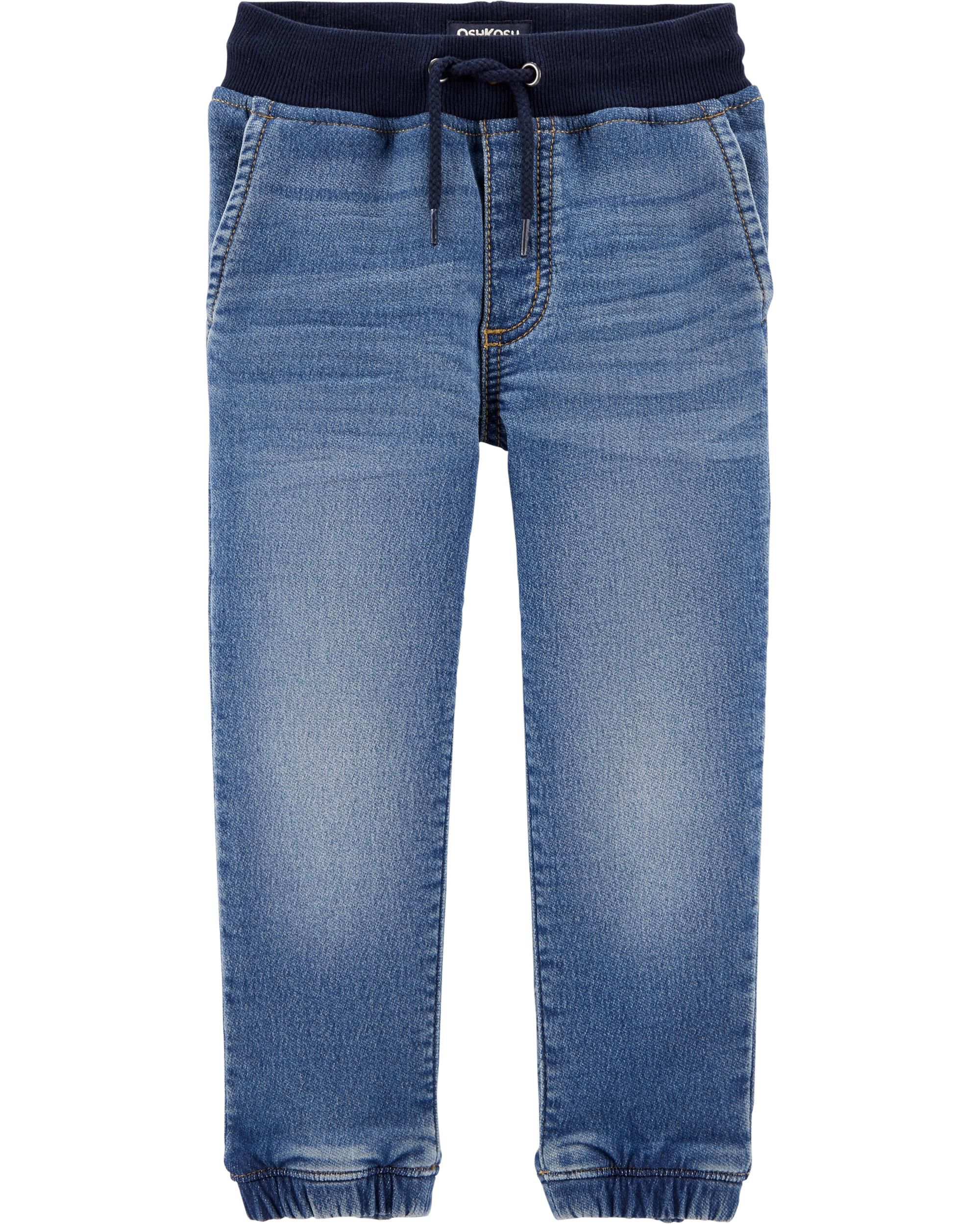 boys blue jean joggers