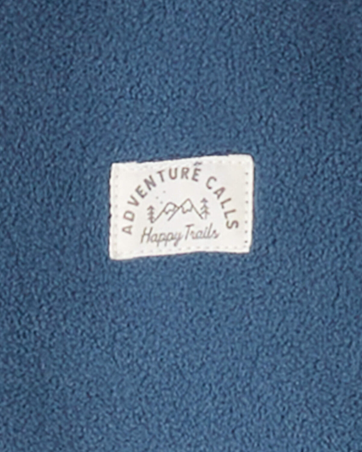 Kid Microfleece Set Made with Recycled Materials in Dark Sea Blue  