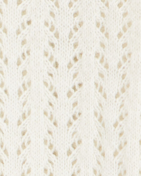Product image 2 of Kid Tie Cardigan Top - White