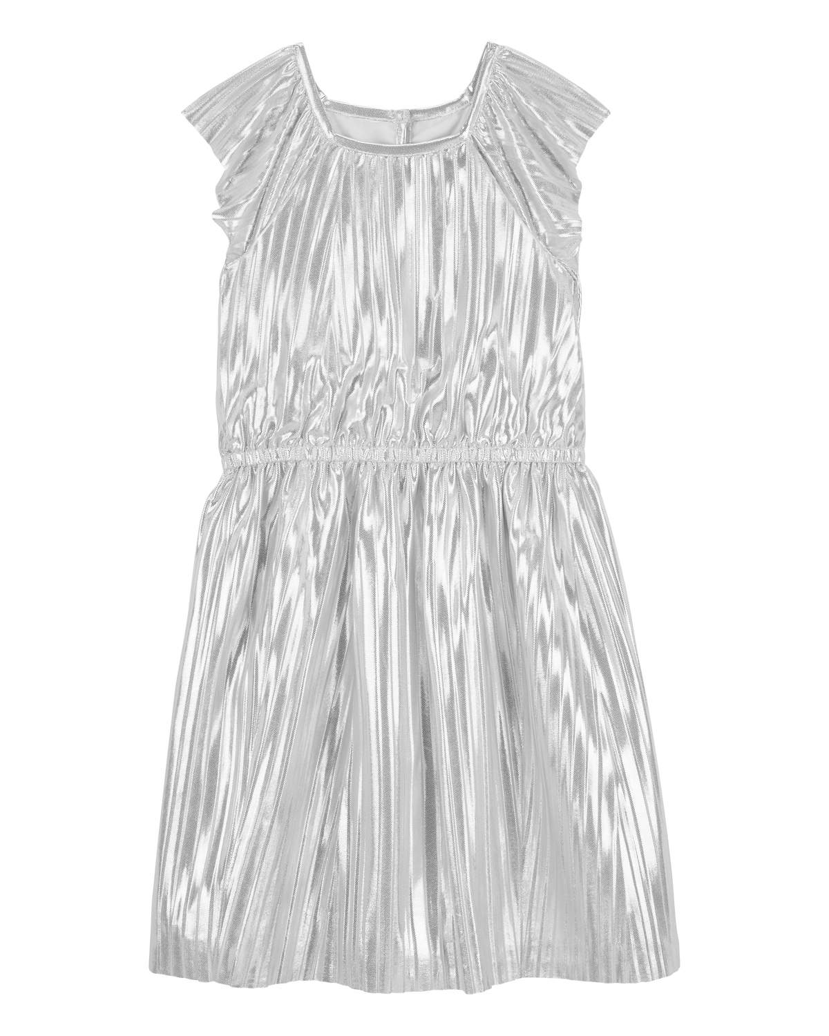 Kid Metallic Pleated Flutter Party Dress - OshKosh | Carter's
