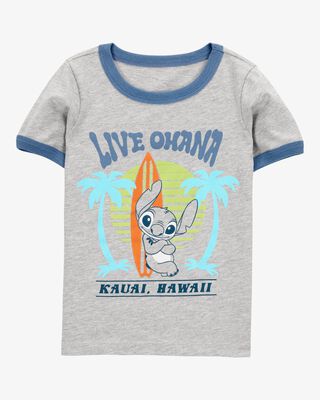 Product image 1 of Toddler Disney© Lilo & Stitch Short-Sleeve Graphic Tee - Grey