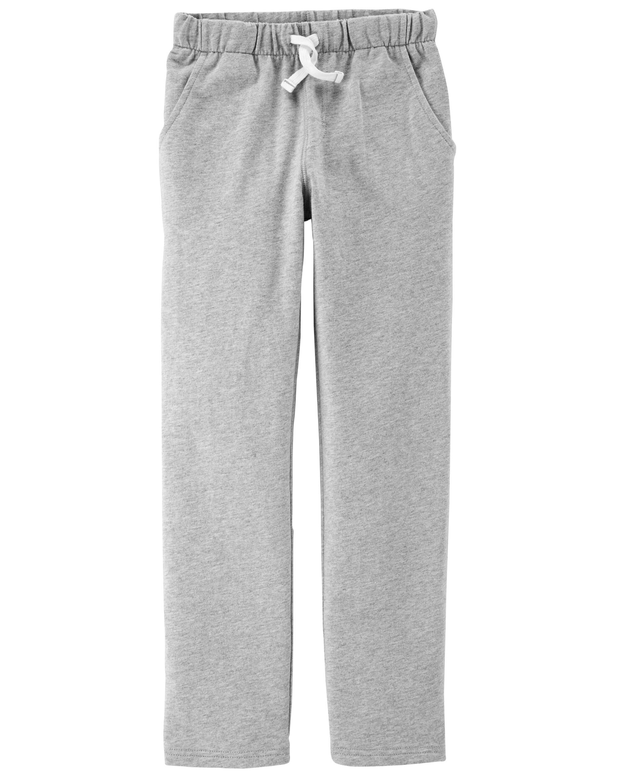 Pull-On French Terry Pants