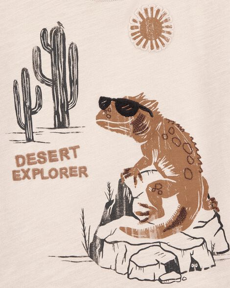  Product image 3 of Baby Desert Lizard Graphic Tee - Ivory