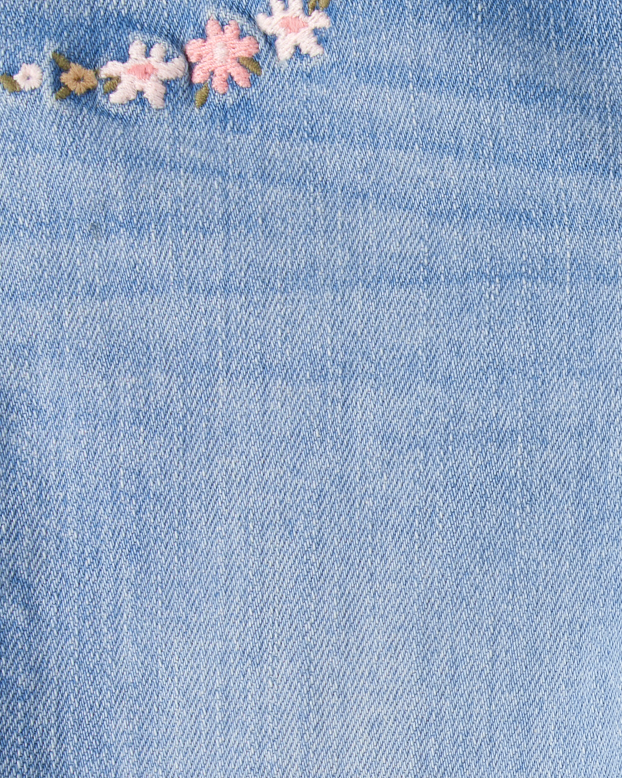 Baby Girl Denim Wide-Leg Jeans - Blue