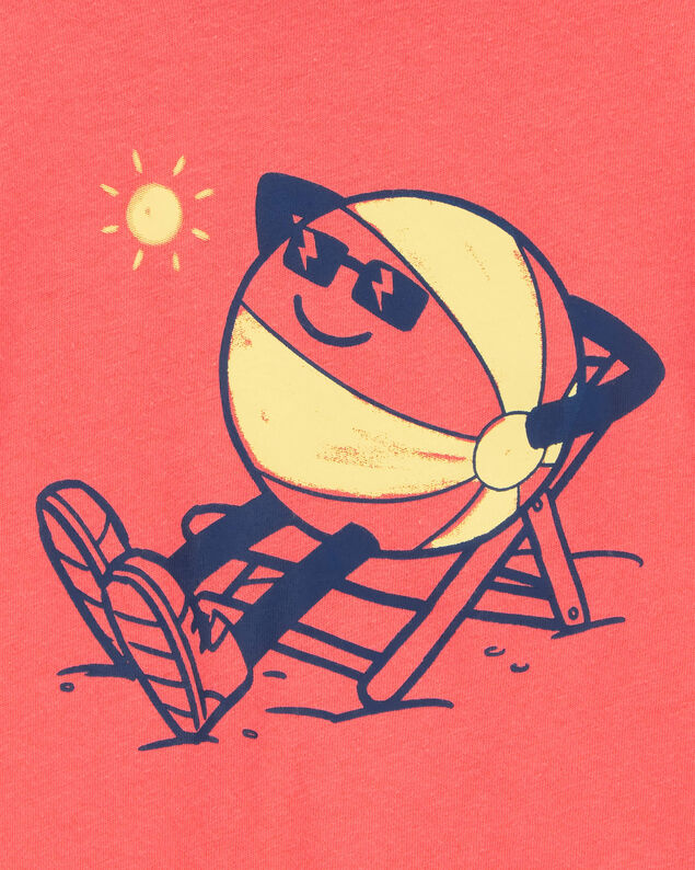 Product image 2 of Toddler Boy Beachball Graphic Tee - Orange