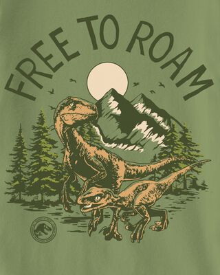 Product image 2 of Toddler Jurassic Park "Free to Roam" Short-Sleeve Graphic Tee - Green