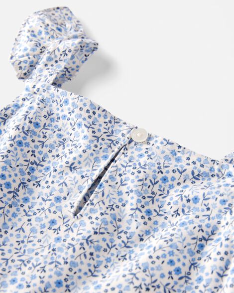  Product image 3 of Toddler Organic Cotton Dress in Meadow Bloom Print