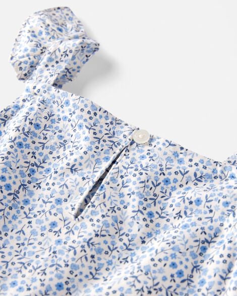 Product image 3 of Toddler Organic Cotton Dress in Meadow Bloom Print