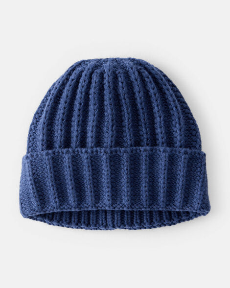 baby beanie - navy
