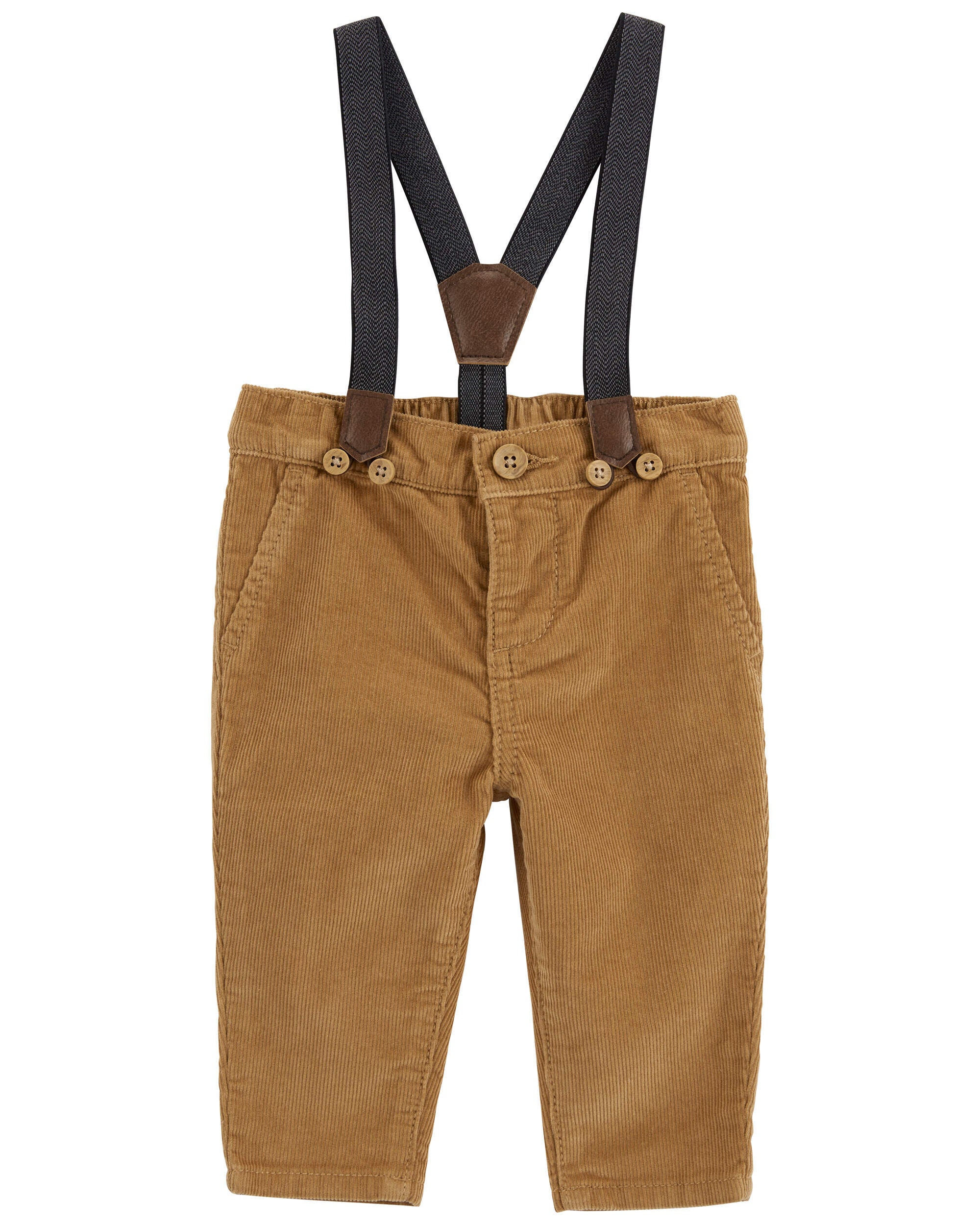 Baby Corduroy Suspender Pants - OshKosh | Carter's