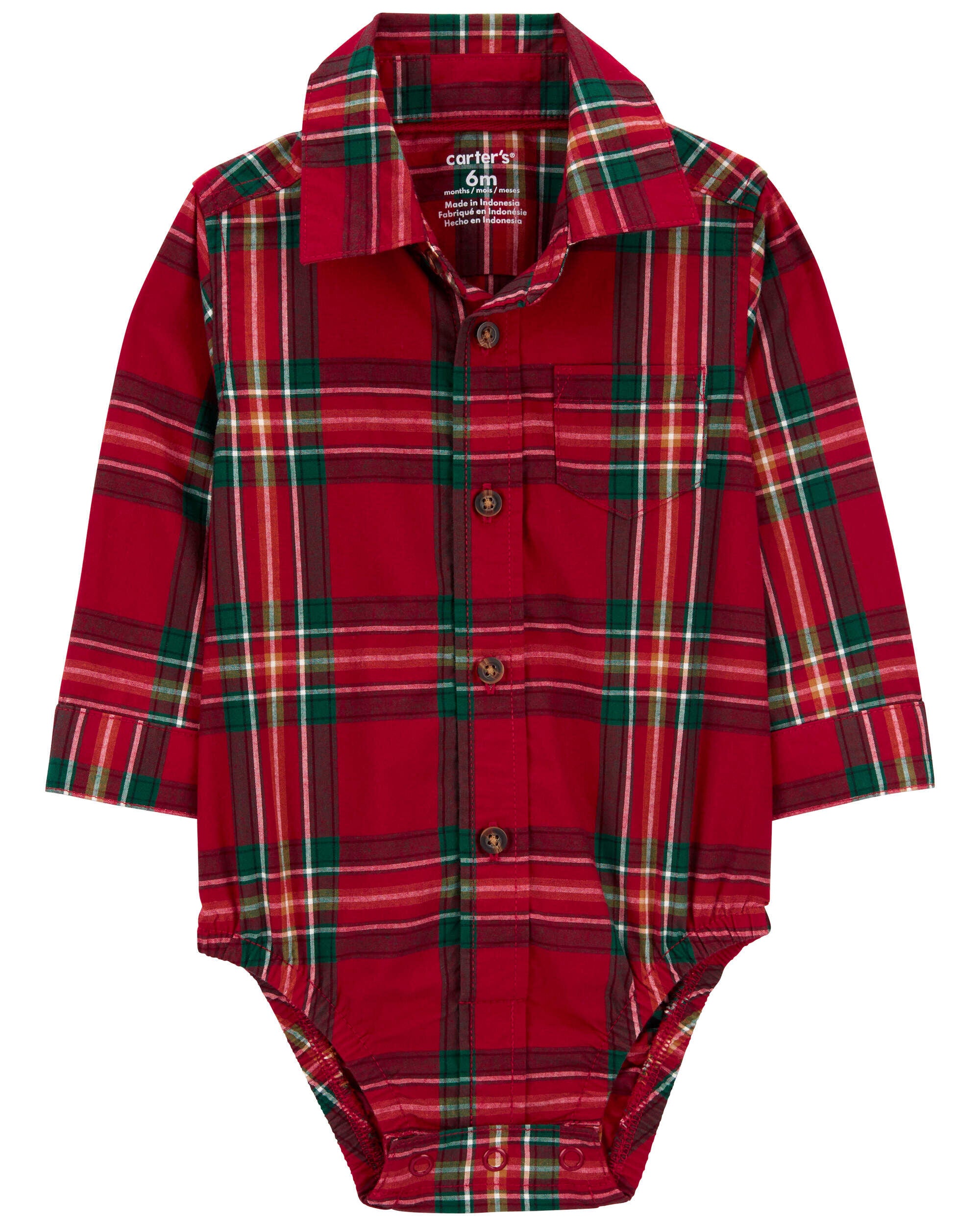 Baby 3 Piece Plaid Dress Me Up Set Carter s Carter s