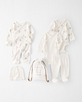 Carter's 2pc Baby Neutral Hooded Towels - Yellow main image 0