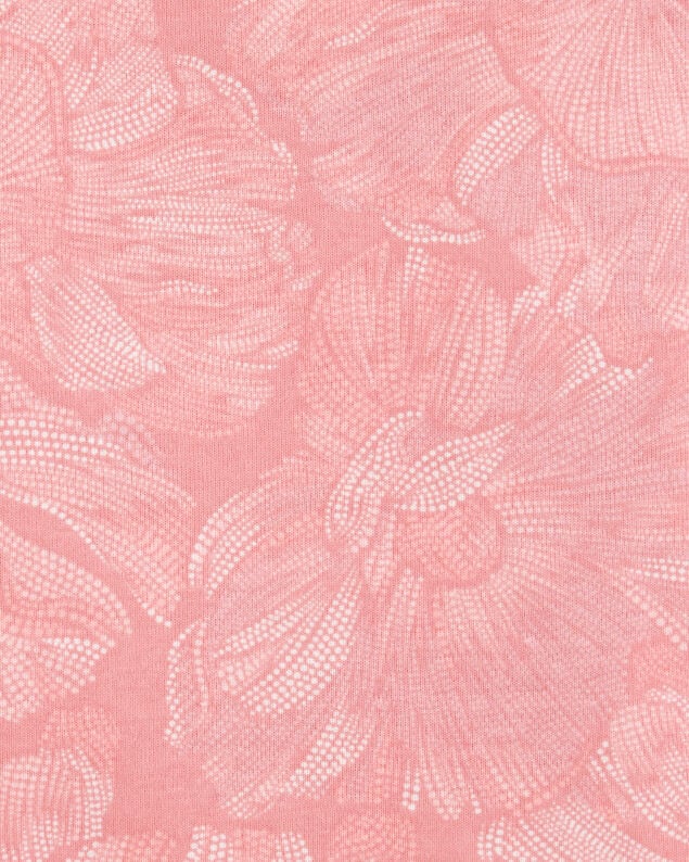 Product image 2 of Kid Floral Ribbed Tank Top - Pink