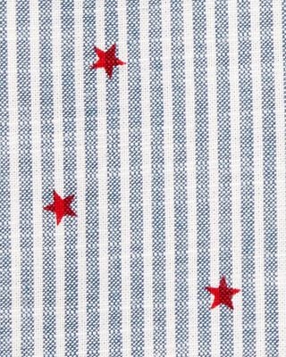 Product image 2 of Toddler Striped Star Print Button-Front Shirt