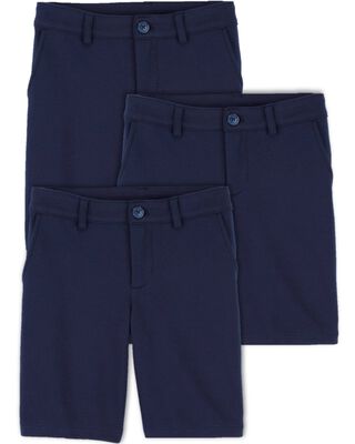 Product image 1 of Kid 3-Pack Stretch  Uniform Chino Shorts
