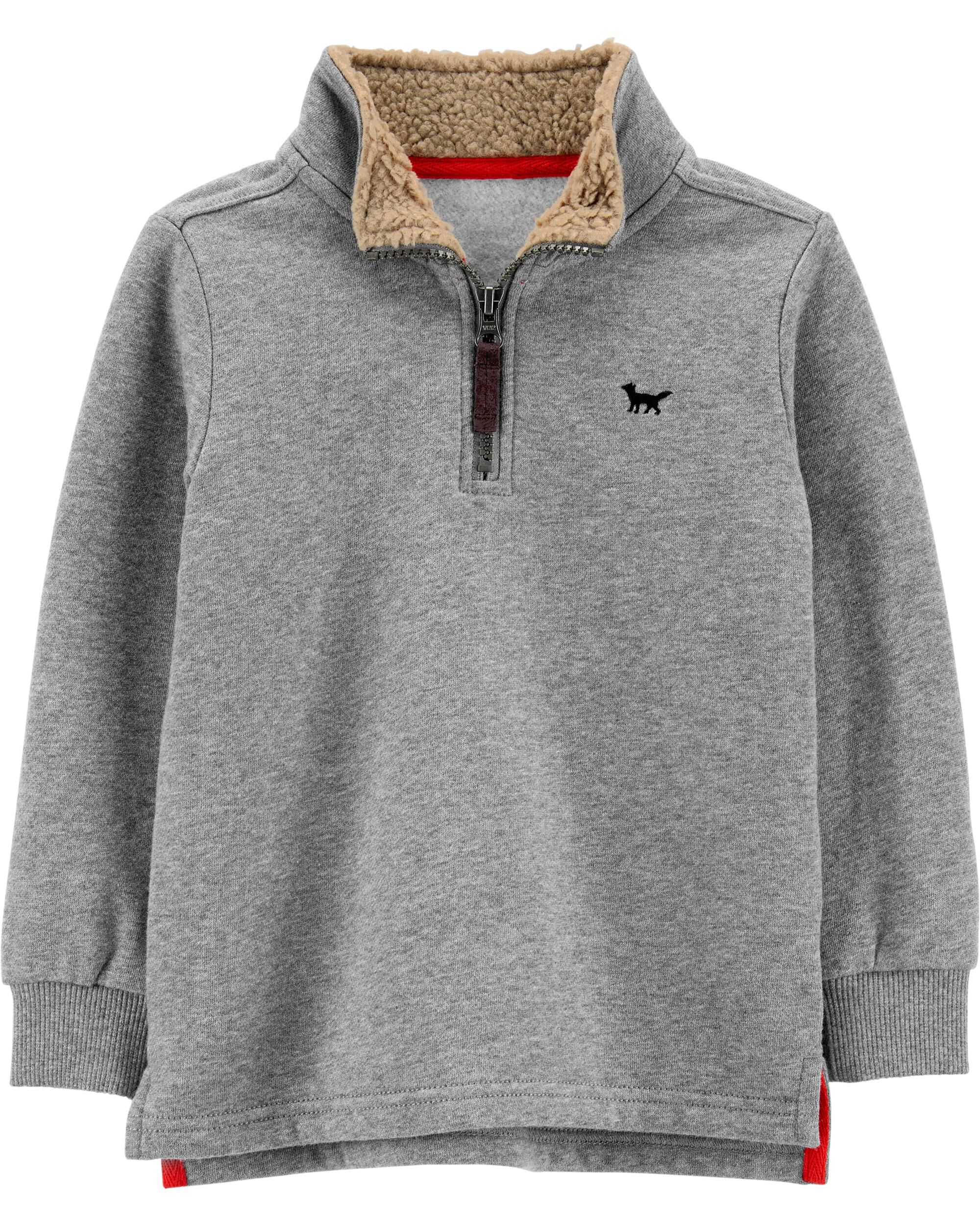 carter's half zip pullover sweater