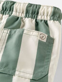 Umbrella Stripe - Baby Recycled Swim Trunks, Selected