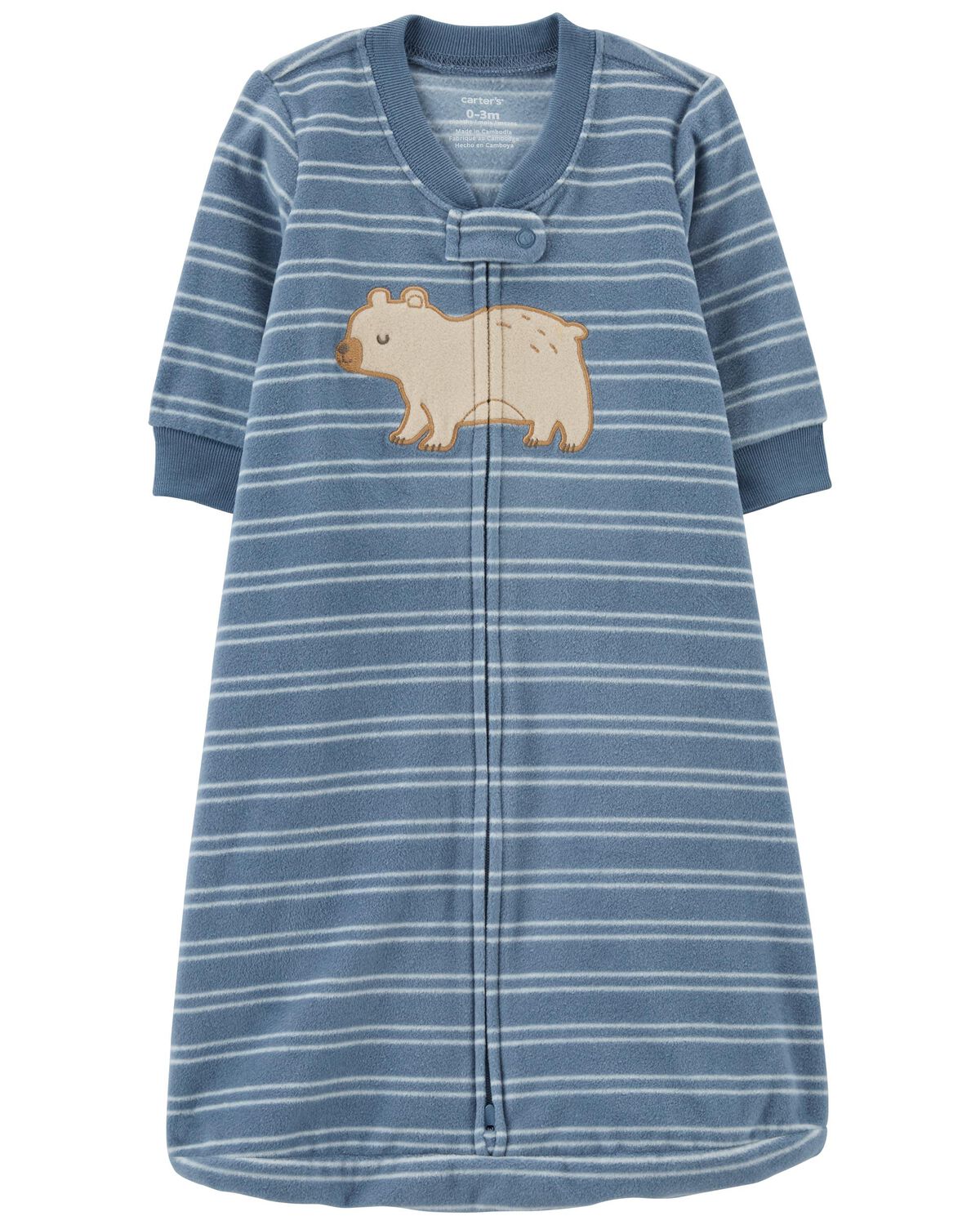 Blue Baby 2Way Zip Fleece Sleep Bag