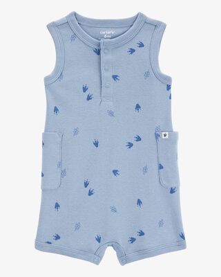 Product image 1 of Baby Dinosaur Cotton Romper - Blue