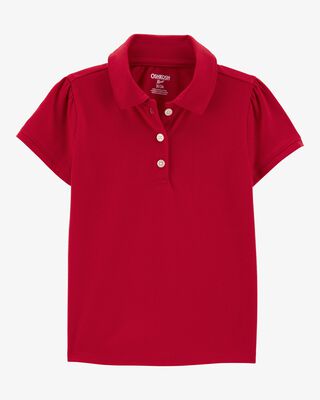 Product image 1 of Toddler Pique Uniform Polo Shirt - Red