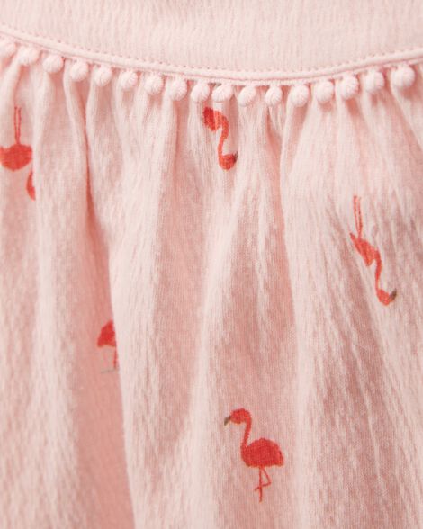  Product image 2 of Baby Flamingo Pom Pom Tank