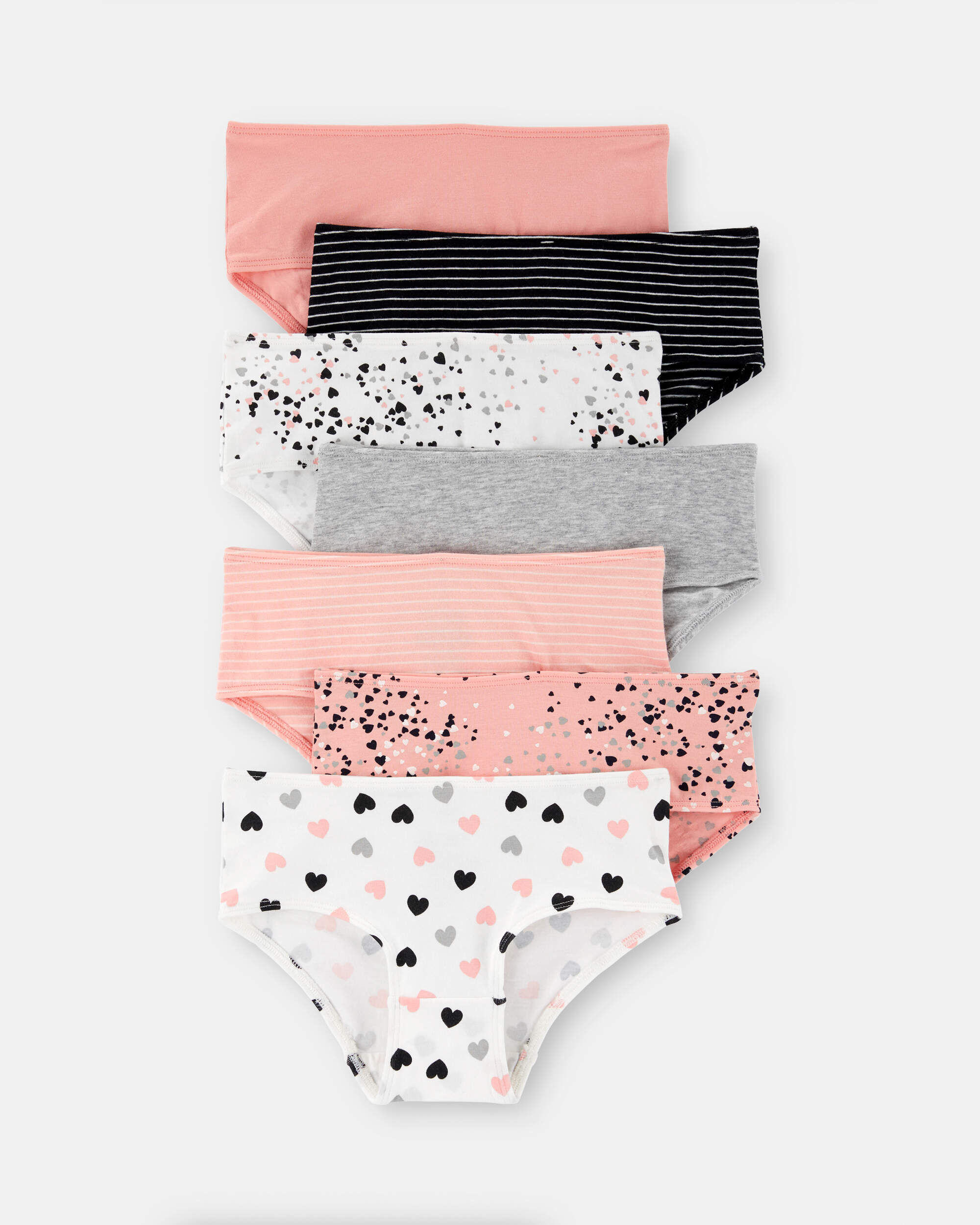 Kid 7-Pack Floral Brief Stretch Cotton Underwear - Carter's