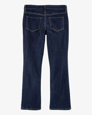 Oshkosh Toddler Girl Drawstring Wide-Leg Jeans - Dark Wash