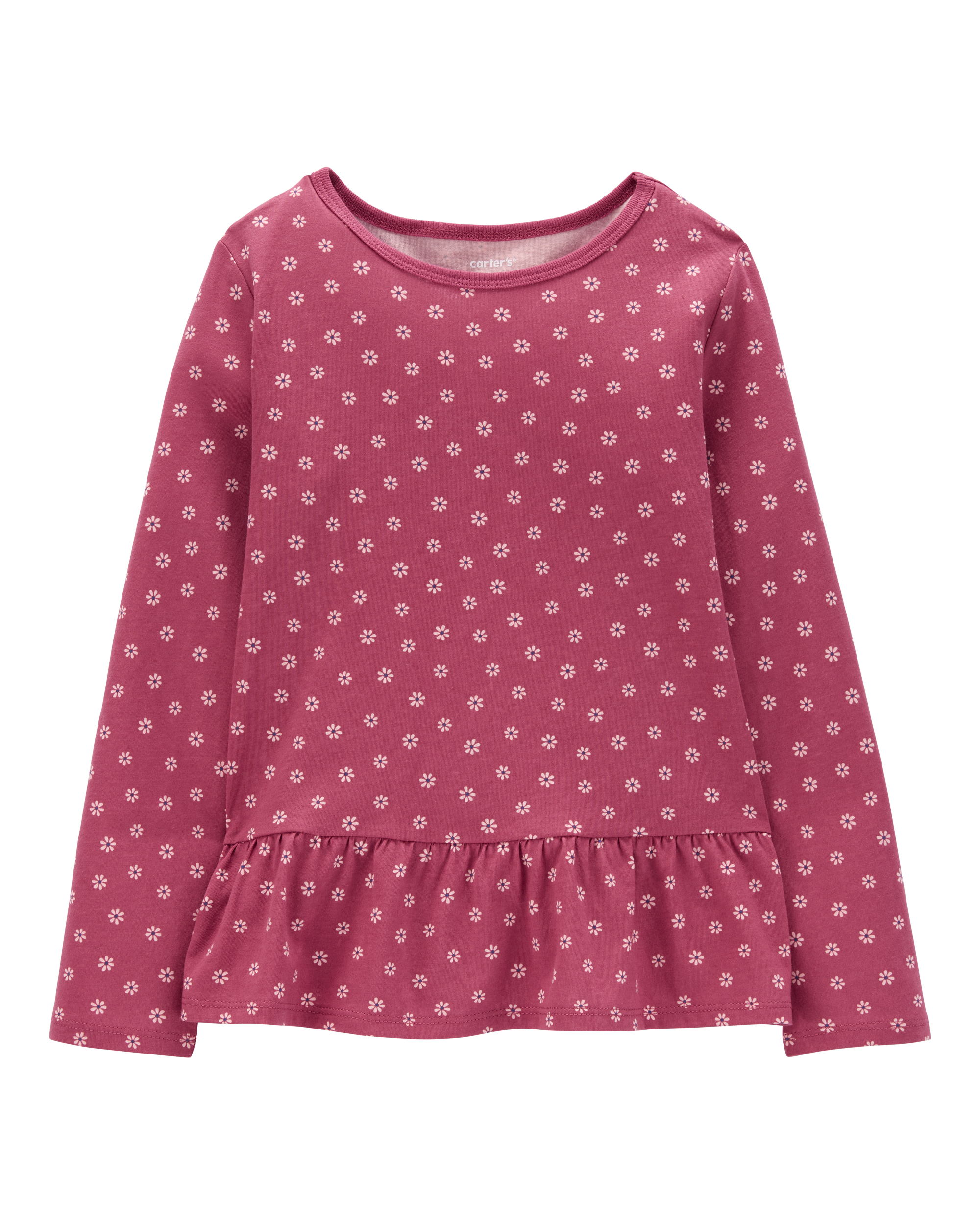 Kid Floral Peplum Top