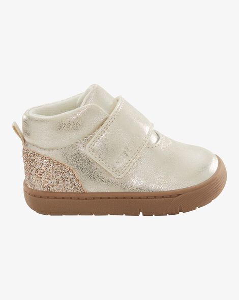  Product image 2 of  Every Step® First Walker Sparkle High-Top Boots - Silver