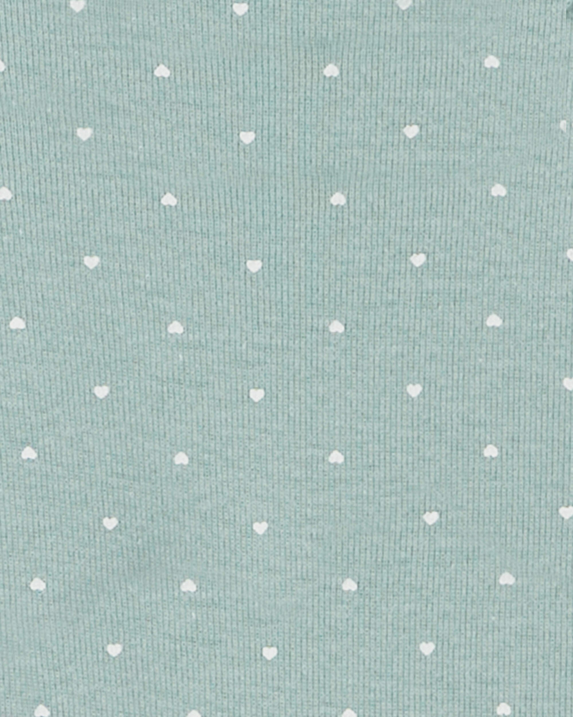 Baby 5-Pack Heart Polka Dot Short Sleeve Bodysuits
