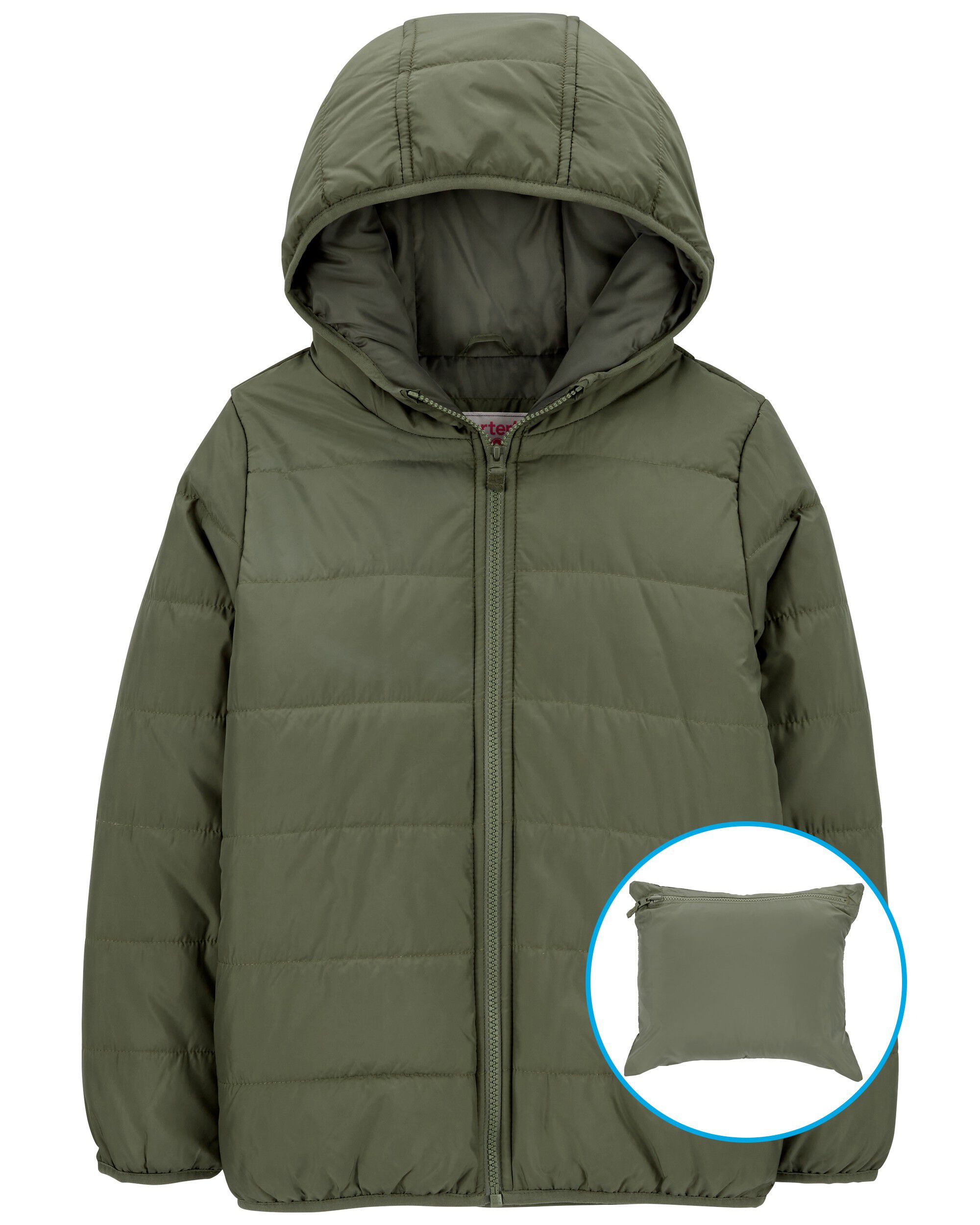 Kid Packable Puffer Jacket Carter s Carter s