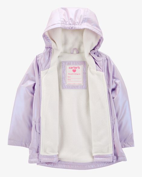  Product image 2 of Toddler Lavender Shine Mid-Weight Fleece-Lined Jacket