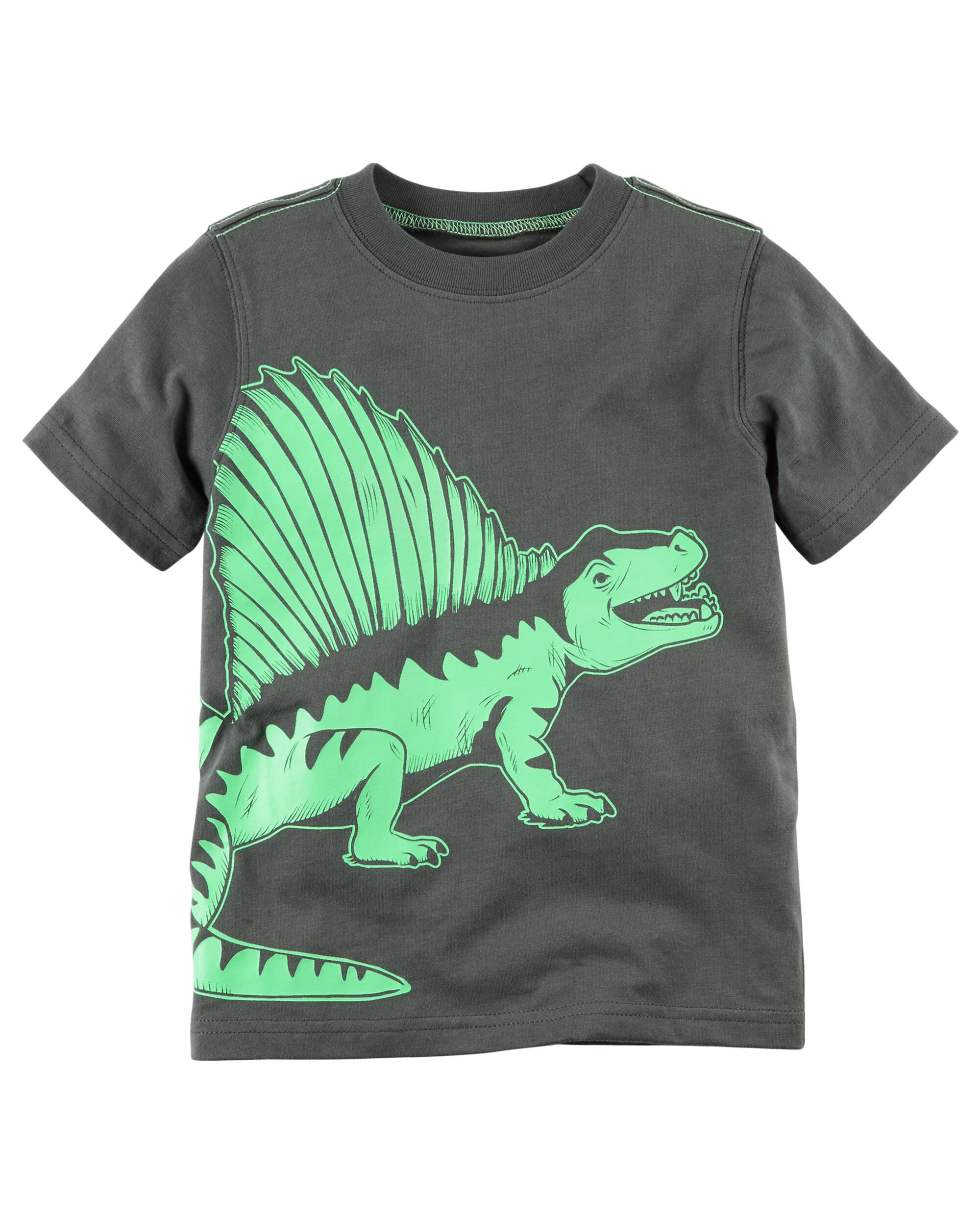 New Carter's Dinosaur Boys Shirt Top Toddler Gray Many size 
