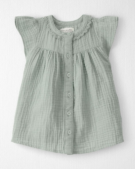 Baby Girl Organic Cotton Gauze Dress