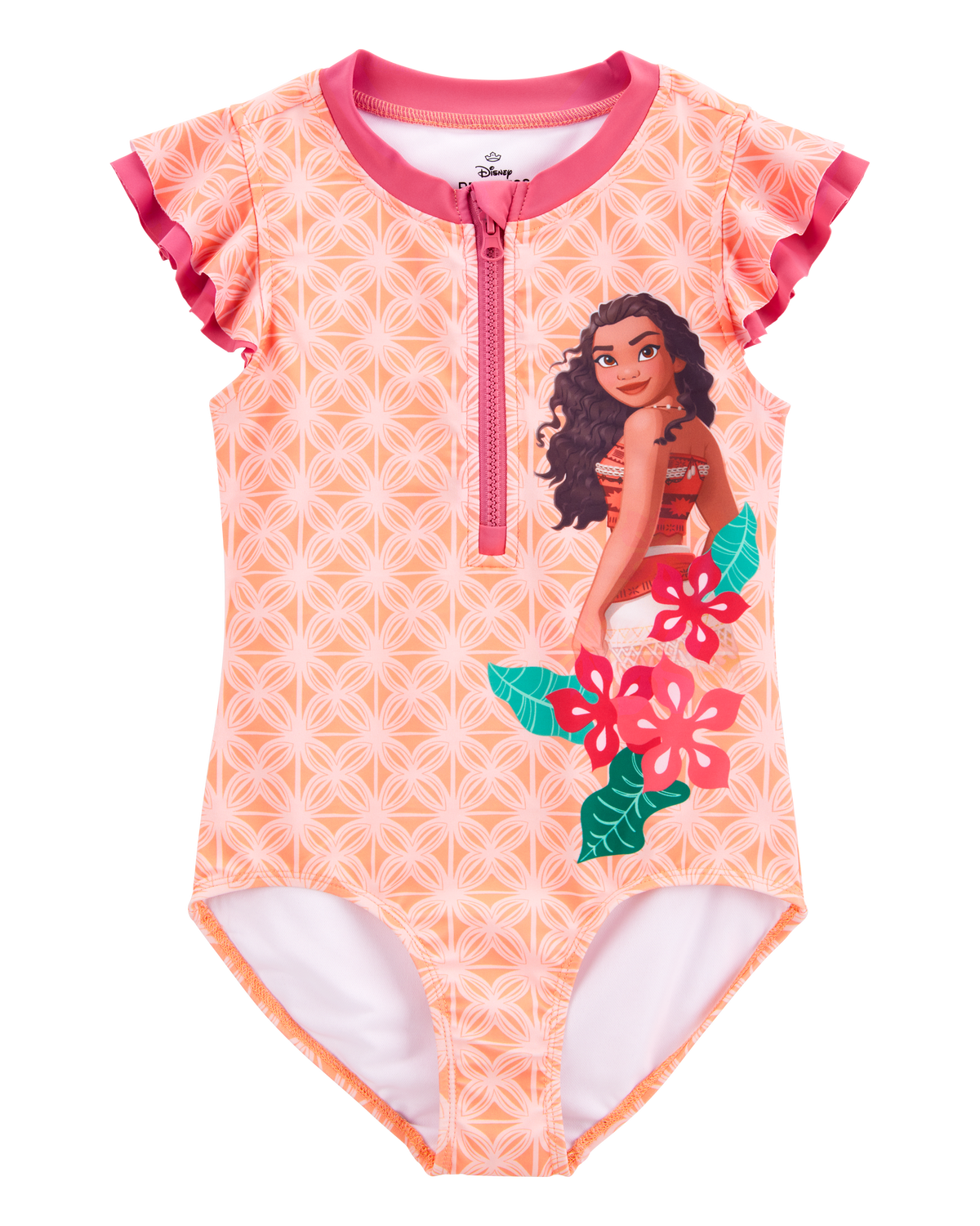 MOANA Kid Disney© Moana 1-Piece Swimsuit - Orange - Carter's